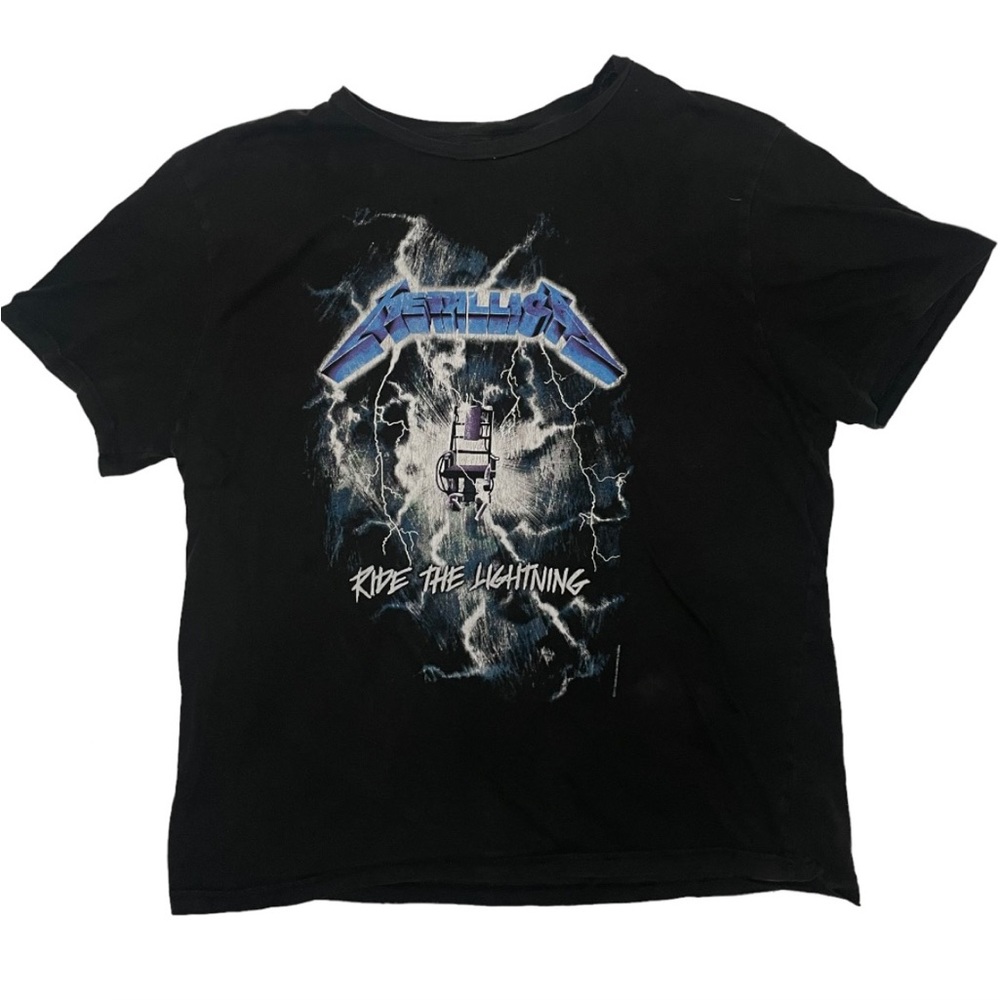 Classic Metallica ride the lightning shirt